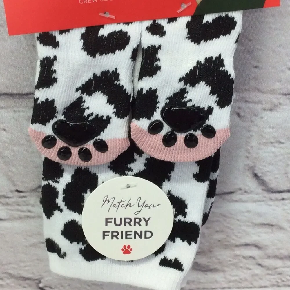 Marilyn Monroe Matching Pet & Owner Low Cut Socks Cow Print Womens O/S Small Dog